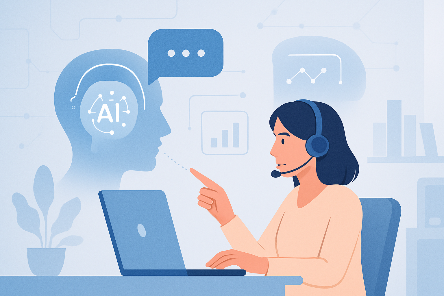 Customer service with AI: respond in seconds and sell more (a guide for SMEs)